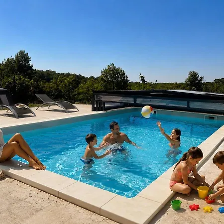 Ferienhaus Prolongez L'ete En Dordogne Piscine, Etangs Et Nature Pour 12 Pers